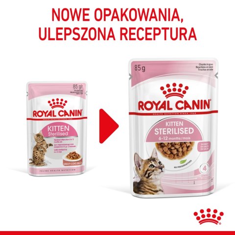 ROYAL CANIN Kitten Sterilised Sauce 12x85g ROYAL CANIN Kitten Sterilised Sauce 12x85g