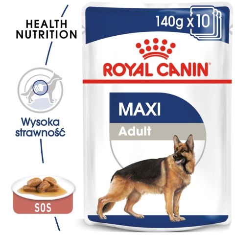ROYAL CANIN Maxi Adult 10x140g ROYAL CANIN Maxi Adult 10x140g