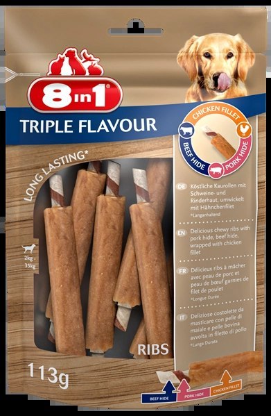 8in1 Triple Flavour Żeberka Kurczak 6szt 8in1 Triple Flavour Żeberka Kurczak 6szt