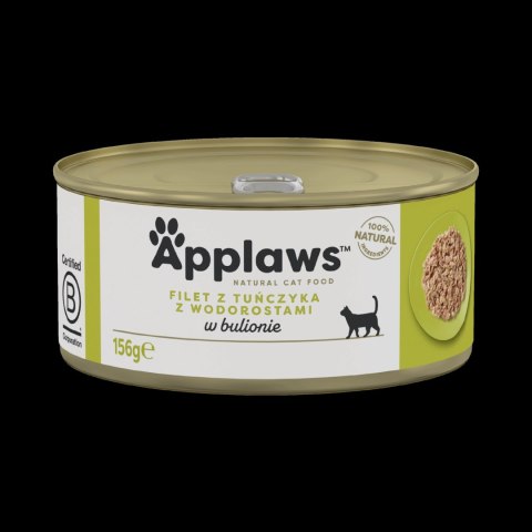 APPLAWS Tuna Fillet With Seaweed In Jelly Tin 156g APPLAWS Tuna Fillet With Seaweed In Jelly Tin 156g