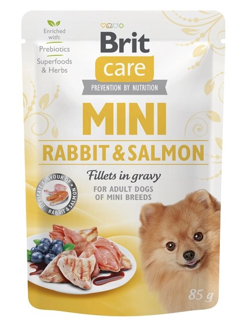 Brit Care Mini Filety W Sosie Z Królika I Łososia 85g Brit Care Mini Filety W Sosie Z Królika I Łososia 85g