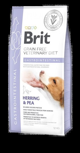 Brit Grain Free Veterinary Diet Dog Gastrointestinal Śledź Z Groszkiem 12kg Brit Grain Free Veterinary Diet Dog Gastrointestinal Śledź Z Groszkiem 12kg