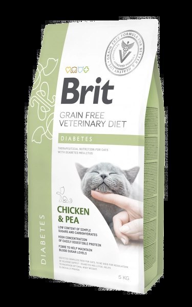 Brit Grain Free Veterinary Diets Cat Diabetes Kurczak Z Groszkiem 2kg Brit Grain Free Veterinary Diets Cat Diabetes Kurczak Z Groszkiem 2kg