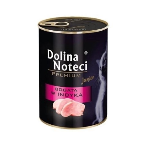Dolina Noteci Premium Junior Dla Kota Bogata W Indyka 400g Dolina Noteci Premium Junior Dla Kota Bogata W Indyka 400g