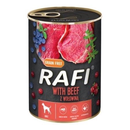 Dolina Noteci Rafi Z Wołowiną 400g Dolina Noteci Rafi Z Wołowiną 400g