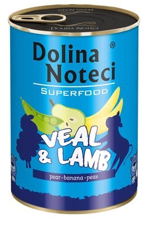 Dolina Noteci Superfood Cielęcina I Jagnięcina 400g Dolina Noteci Superfood Cielęcina I Jagnięcina 400g