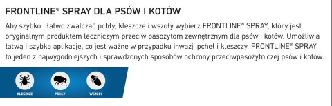 FRONTLINE Spray Dla Psów I Kotów 250ml FRONTLINE Spray Dla Psów I Kotów 250ml