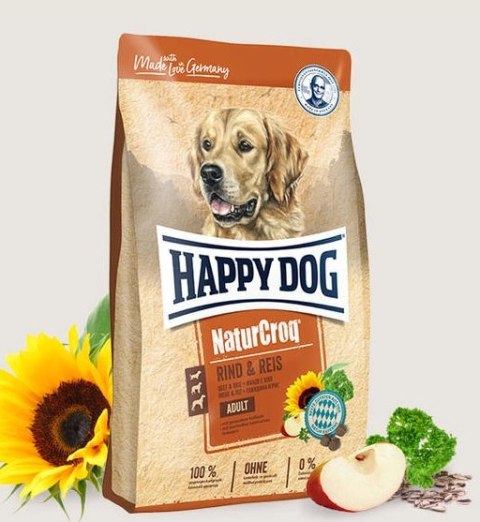 Happy Dog NaturCroq Rind&Rice 15kg Happy Dog NaturCroq Rind&Rice 15kg