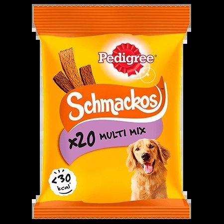 Pedigree Schmackos Przysmak Dla Dorosłych Psów Z Wołowiną, Kurczakiem, Jagnięciną I Kaczką 172g Pedigree Schmackos Przysmak Dla Dorosłych Psów Z Wołowiną, Kurczakiem, Jagnięciną I Kaczką 172g