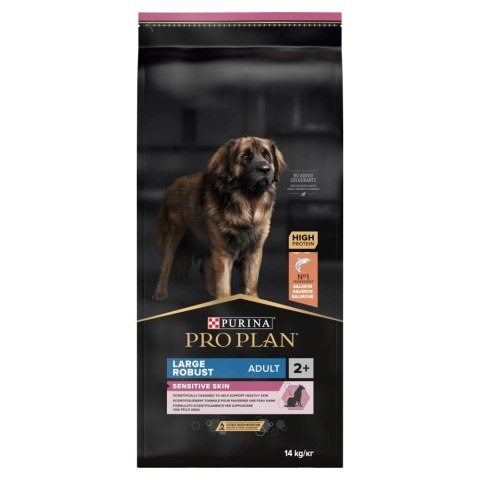 Purina Pro Plan Large Adult Robust Optiderma Łosoś Z Ryżem 14kg Purina Pro Plan Large Adult Robust Optiderma Łosoś Z Ryżem 14kg