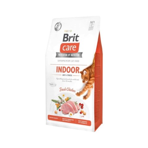 Brit Care Cat Grain-Free Indoor Anti-Stress Z Kurczakiem 400g Brit Care Cat Grain-Free Indoor Anti-Stress Z Kurczakiem 400g