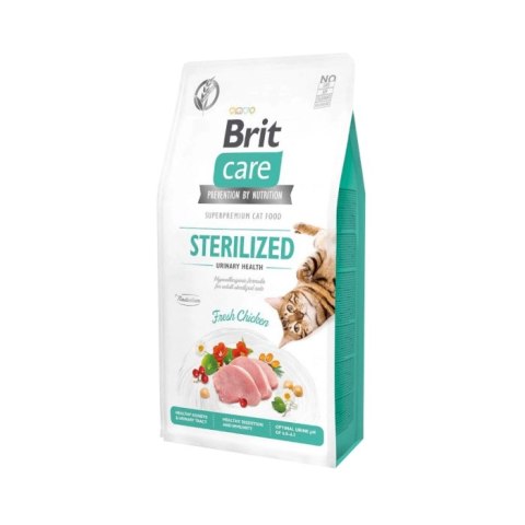 Brit Care Cat Grain-Free Sterilised Urinary Health Z Kurczakiem 400g Brit Care Cat Grain-Free Sterilised Urinary Health Z Kurczakiem 400g