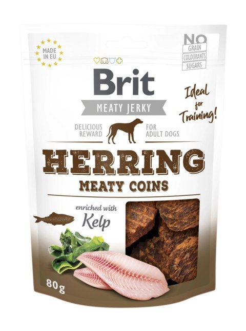 Brit Jerky Snack Herring Meaty Coins 80g Brit Jerky Snack Herring Meaty Coins 80g
