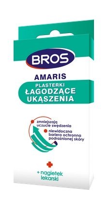 Bros Amaris Plasterki Łagodzące Ukąszenia 20szt Bros Amaris Plasterki Łagodzące Ukąszenia 20szt