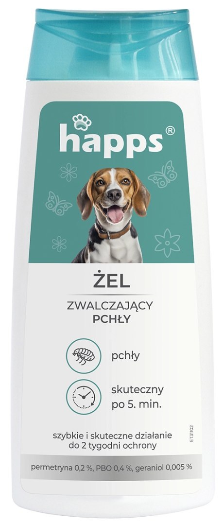 Bros Happs Żel Zwalczający Pchły 150ml Bros Happs Żel Zwalczający Pchły 150ml