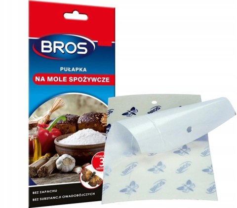 Bros Pułapka Feromonowa Na Mole Spożywcze 1szt Bros Pułapka Feromonowa Na Mole Spożywcze 1szt
