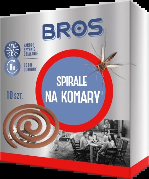 Bros Spirale Na Komary 10 szt Bros Spirale Na Komary 10 szt
