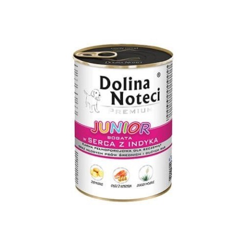 Dolina Noteci Premium Junior Bogata W Serca Indyka 400g Dolina Noteci Premium Junior Bogata W Serca Indyka 400g