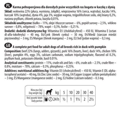 Dolina Noteci Premium Kaczka Z Dynią 150g Dolina Noteci Premium Kaczka Z Dynią 150g