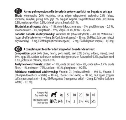 Dolina Noteci Premium Pstrąg 150g Dolina Noteci Premium Pstrąg 150g