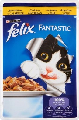 Felix Fantastic Kurczak W Galaretce 85g
