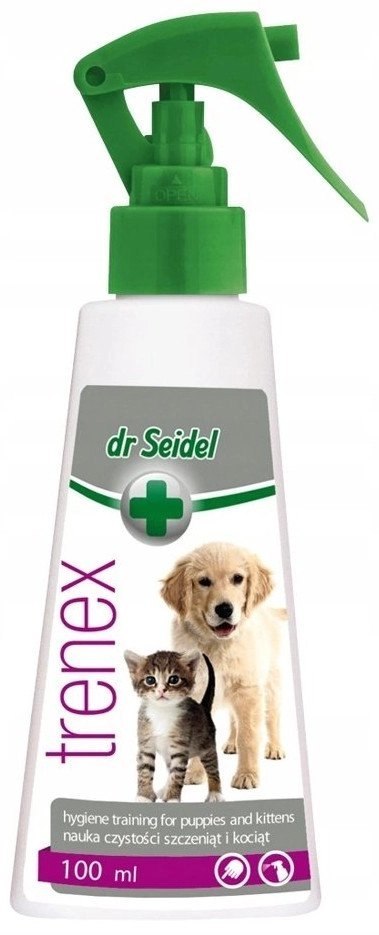 Laboratorium DermaPharm Dr Seidel Trenex Płyn Do Nauki Czystości Dla Szczeniąt I Kociąt 100ml Laboratorium DermaPharm Dr Seidel Trenex Płyn Do Nauki Czystości Dla Szczeniąt I Kociąt 100ml