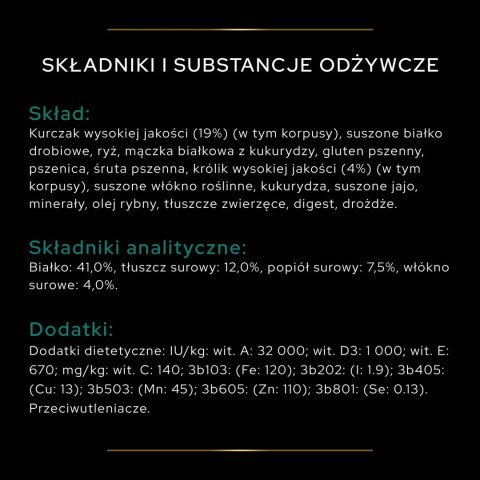 PURINA Pro Plan Sterilised Adult Królik 10kg PURINA Pro Plan Sterilised Adult Królik 10kg