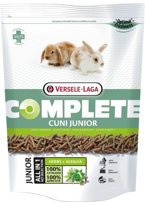 Versele-Laga Cuni Junior Complete - Pokarm Dla Młodych Królików 500g Versele-Laga Cuni Junior Complete - Pokarm Dla Młodych Królików 500g