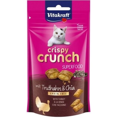 Vitakraft Crispy Crunch Z Indykiem I Chią 60g Vitakraft Crispy Crunch Z Indykiem I Chią 60g