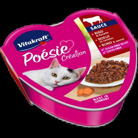 Vitakraft Poesie Karma Dla Kota Wołowina Z Marchewką 85g Vitakraft Poesie Karma Dla Kota Wołowina Z Marchewką 85g