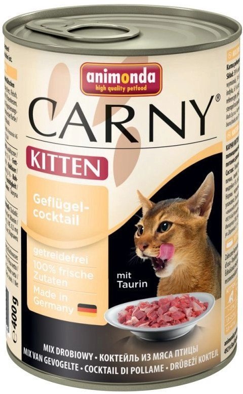 Animonda Cat Carny Kitten Koktajl Drobiowy 400g Animonda Cat Carny Kitten Koktajl Drobiowy 400g
