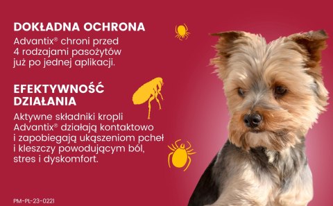 Bayer Advantix Krople Na Kleszcze I Pchły 4x0,4ml Bayer Advantix Krople Na Kleszcze I Pchły 4x0,4ml