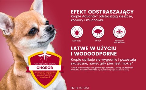Bayer Advantix Krople Na Kleszcze I Pchły 4x0,4ml Bayer Advantix Krople Na Kleszcze I Pchły 4x0,4ml