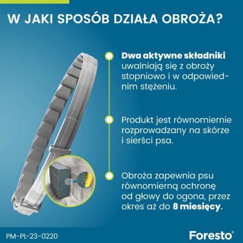 Bayer Foresto Obroża Dla Kotów I Psów 38cm Bayer Foresto Obroża Dla Kotów I Psów 38cm