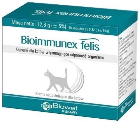 Biowet Bioimmunex Felis 40 Kapsułek Biowet Bioimmunex Felis 40 Kapsułek