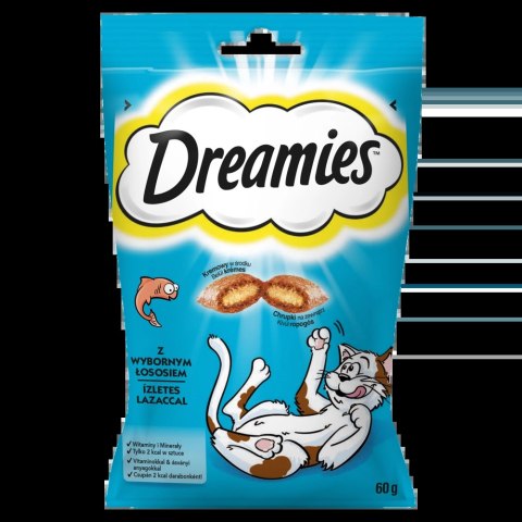 DREAMIES Przysmak Dla Kota Z Łososiem 60g DREAMIES Przysmak Dla Kota Z Łososiem 60g