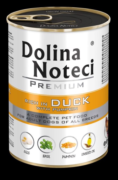 Dolina Noteci Premium Kaczka Z Dynią 400g Dolina Noteci Premium Kaczka Z Dynią 400g