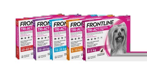 FRONTLINE Tri-Act Dla Psów 3x2ml FRONTLINE Tri-Act Dla Psów 3x2ml