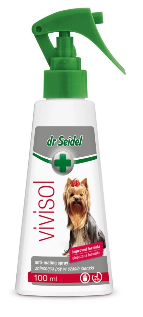 Laboratorium DermaPharm Dr Seidel Vivisol Płyn Odstraszający Psy W Okresie Cieczki 100ml Laboratorium DermaPharm Dr Seidel Vivisol Płyn Odstraszający Psy W Okresie Cieczki 100ml