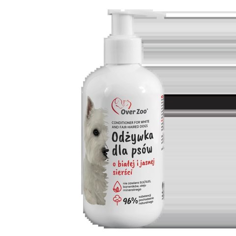 OVER ZOO Odżywka Dla Psa Do Białej I Jasnej Sierści 240ml OVER ZOO Odżywka Dla Psa Do Białej I Jasnej Sierści 240ml