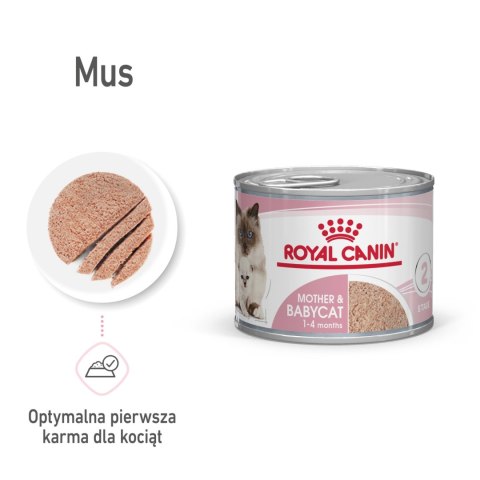 ROYAL CANIN Mother & Babycat Ultra Soft Mousse 195g ROYAL CANIN Mother & Babycat Ultra Soft Mousse 195g
