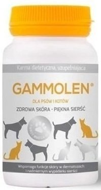 Tymofarm Gammolen Preparat Poprawiający Skórę I Sierść 150 Tabletek Tymofarm Gammolen Preparat Poprawiający Skórę I Sierść 150 Tabletek