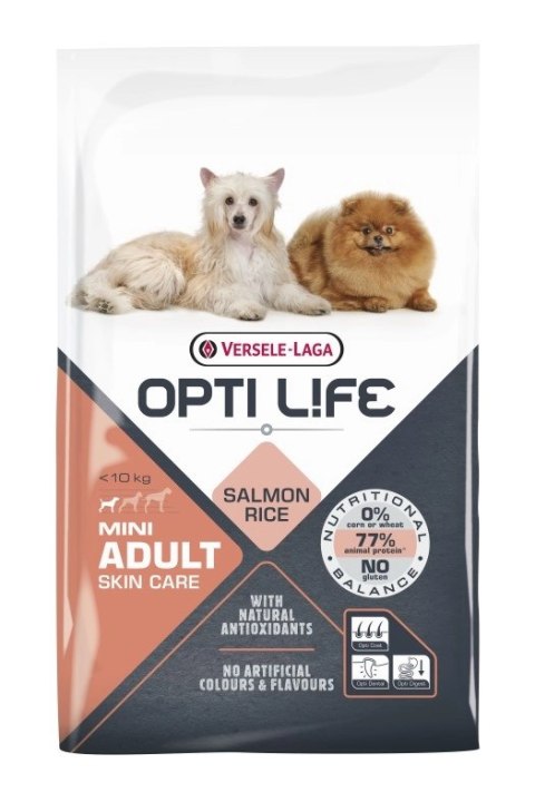Versele-Laga Opti Life Adult Skin Care Mini Z Łososiem 7,5kg Versele-Laga Opti Life Adult Skin Care Mini Z Łososiem 7,5kg