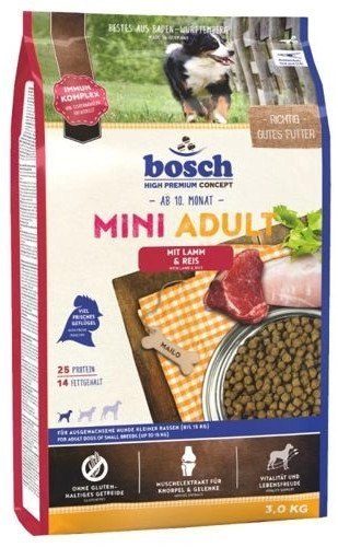 BOSCH Adult Mini Lamb & Rice 3kg BOSCH Adult Mini Lamb & Rice 3kg
