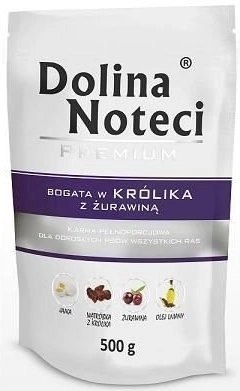 Dolina Noteci Premium Królik Z Żurawiną 500g Dolina Noteci Premium Królik Z Żurawiną 500g