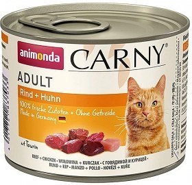 Animonda Cat Carny Adult Wołowina I Kurczak 200g Animonda Cat Carny Adult Wołowina I Kurczak 200g