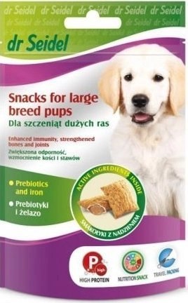 Laboratorium DermaPharm Dr Seidel Smakołyki Dla Szczeniąt Dużych Ras 90g Laboratorium DermaPharm Dr Seidel Smakołyki Dla Szczeniąt Dużych Ras 90g