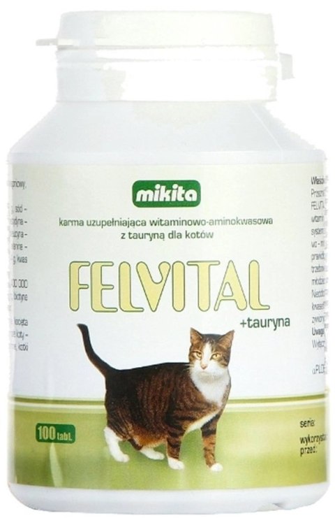 Mikita Felvital + Tauryna 100 Tabletek Mikita Felvital + Tauryna 100 Tabletek