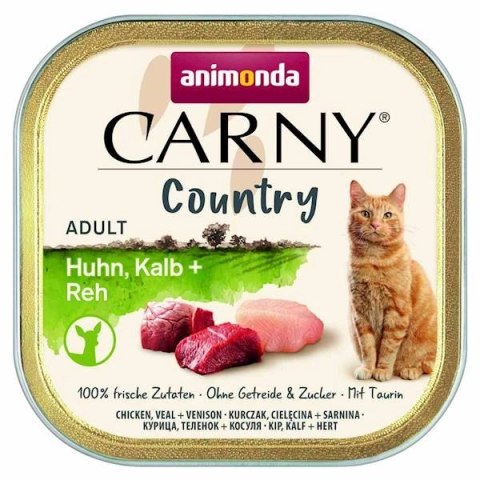 ANIMONDA Carny Country Adult Kurczak,Cielęcina i Sarna 100g ANIMONDA Carny Country Adult Kurczak,Cielęcina i Sarna 100g