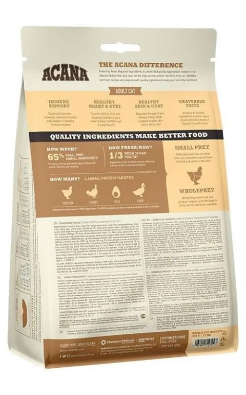 Acana Homestead Harvest Cat 340g Acana Homestead Harvest Cat 340g